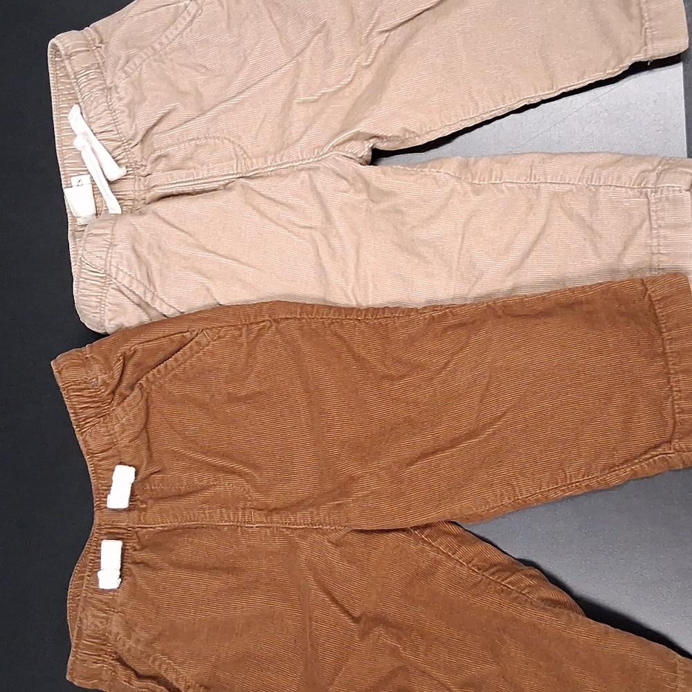 J. Crew/Crewcuts Brown and Tan Corduroy Pants Set